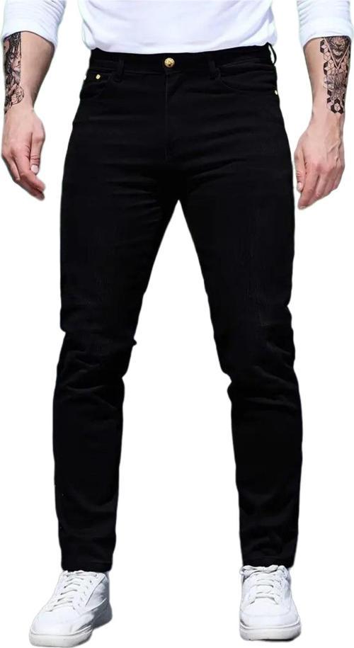 Erkek Siyah Silim Fit Jeans Pantolon 310 BGL-ST04195