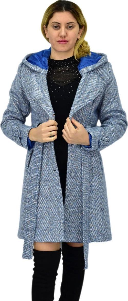 Kadın Pıtırcık Uzun Kaşe Kaban BGL-ST04122