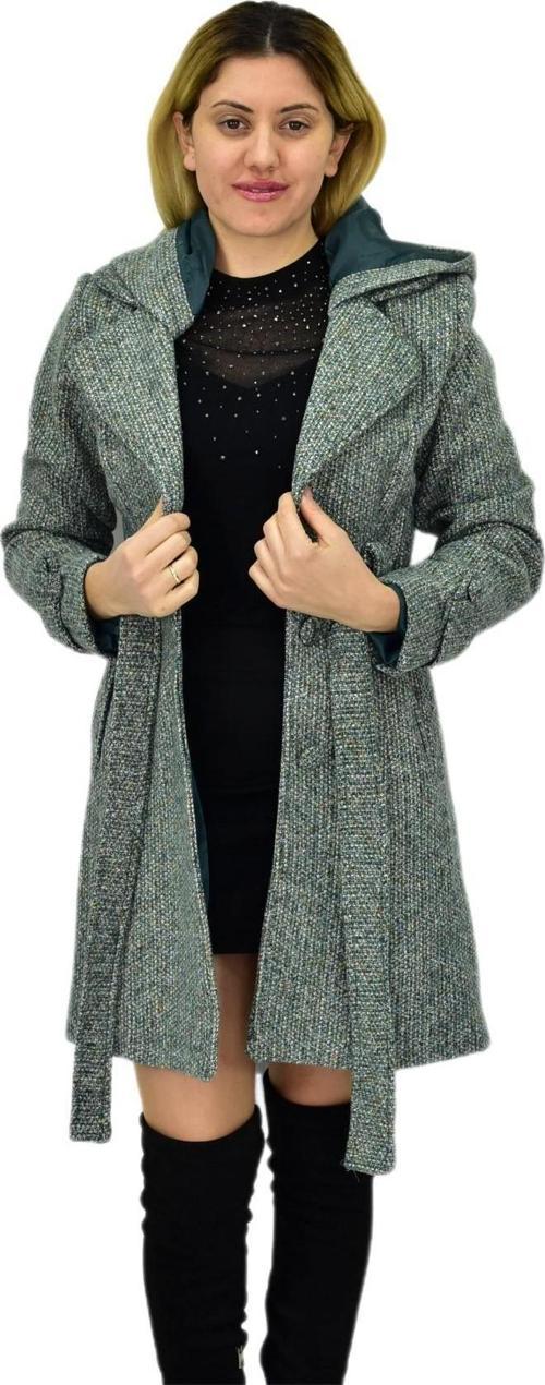 Kadın Pıtırcık Uzun Kaşe Kaban BGL-ST04122