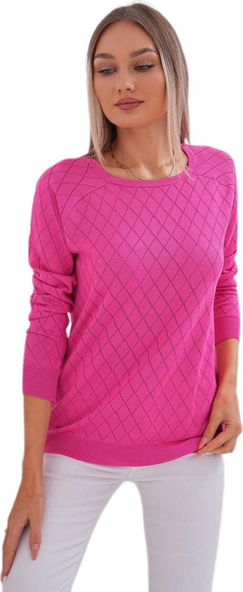 Kadın Baklava Dilimi Desenli Kazak 12781 BGL-ST04110