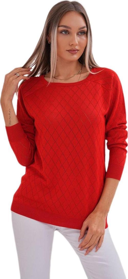 Kadın Baklava Dilimi Desenli Kazak 12781 BGL-ST04110