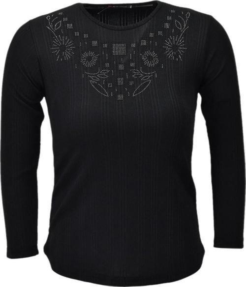 Kadın Taşlı Kaşkorse Bluz BGL-ST04136