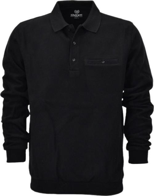 Erkek Polo Yaka Cepli Sweatshirt BGL-ST04197