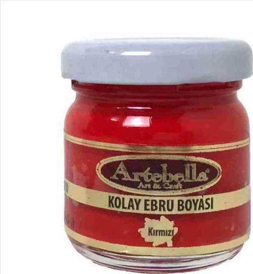 Kolay Ebru Boyası Kırmızı 40ml