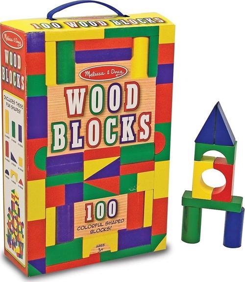 Ahşap Blok Seti - 100 Parça