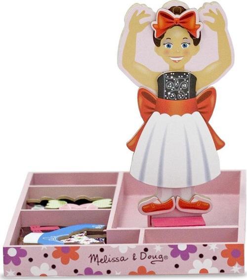 Ahşap Mıknatıslı Giydirme - Balerin Nina