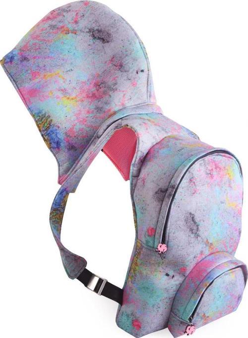 Pollock Neon Pink Çıkabilir Kapüşonlu Sırt Çantası
