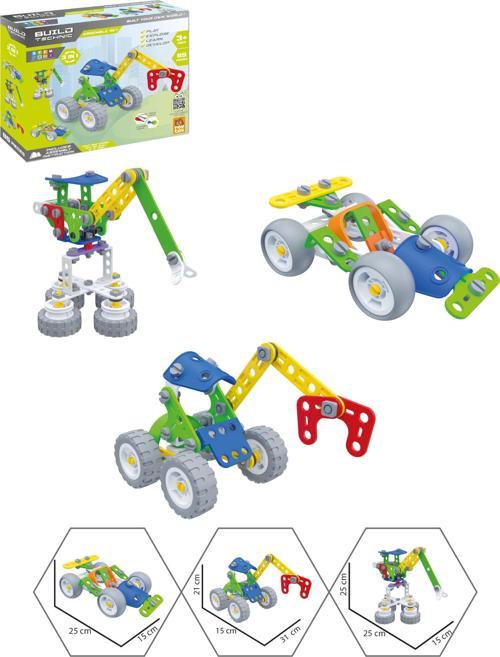 RoyToy Sök Tak Araçlar - 3in1 Set (95 Parça)