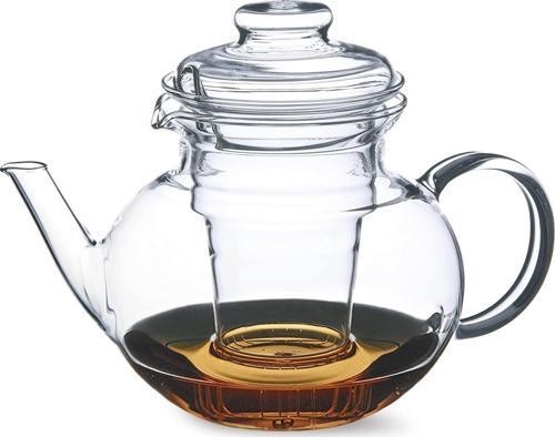 Süzgeçli Cam Demlik 1 lt