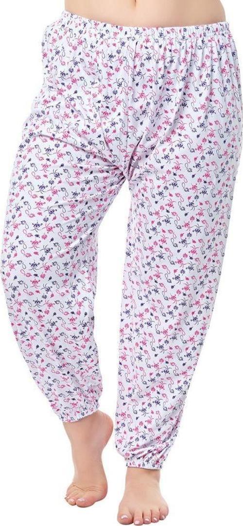 3 Adet Seher Yıldızı Desenli Bayan Lastikli Uzun Anne Pijama Altı 065