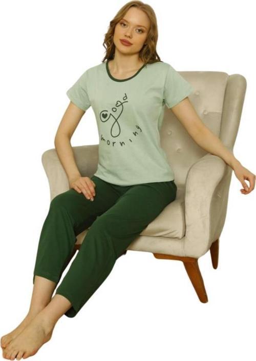Bayan Kısa Kollu Pijama Takımı 4005