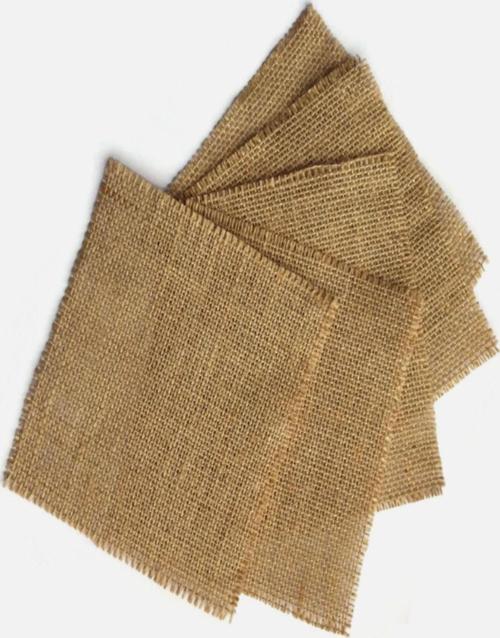 Kavanoz Kapağı Jüt Kumaş Örtüsü 15X15 Cm 100 Adet