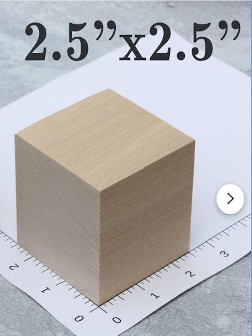 Ahşap Küp 2,5X2,5 Cm 10 Adet