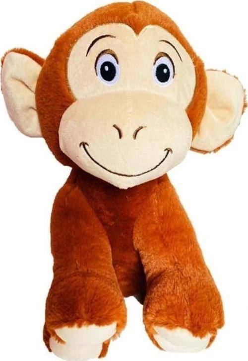 NessiWorld 1438 Mika Maymun 30 cm Kahverengi -Selay Oyuncak