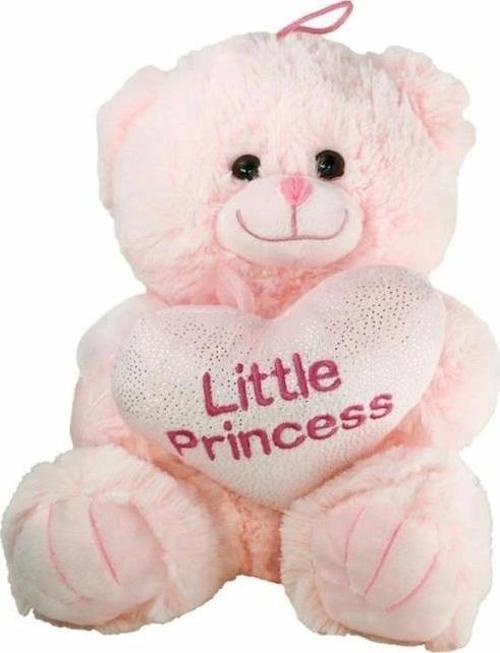 PABA501532-25 Peluş Kalpli Ayı 25 cm -Vardem