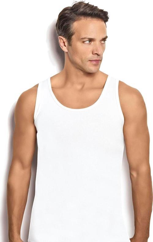 250 Erkek 2'li Ekonomik Paket Geniş Yaka Modal Pamuklu Atlet