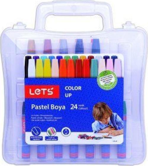 Plastik Kutulu Pastel Boya 24 Renk