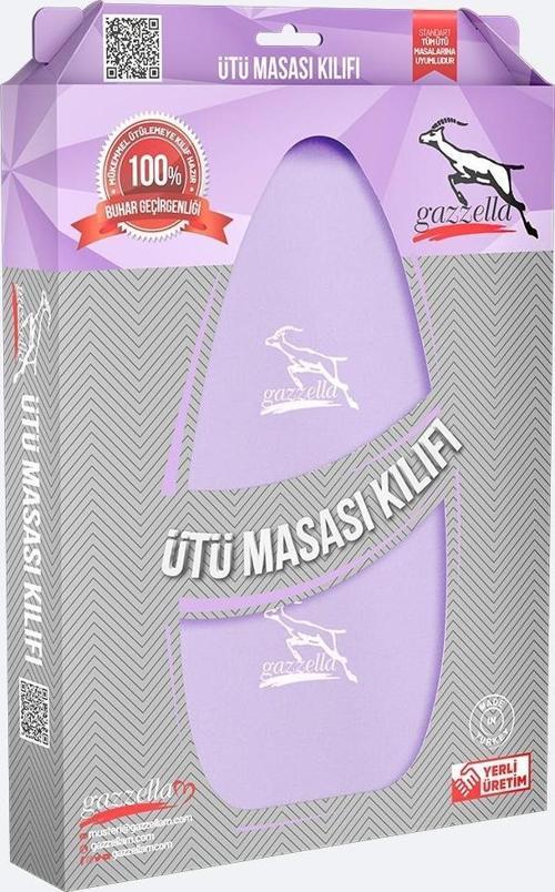 Gazella Ütü Masası Kılıfı Bezi 50 x 135 cm Lila