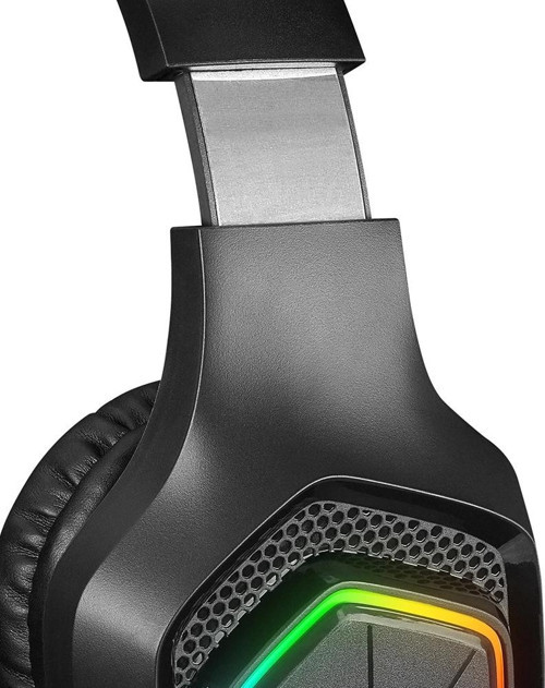 Rampage RM-K90 VECTOR Siyah RGB Led Type-C Gaming Mikrofonlu Oyuncu Kulaklığı 5