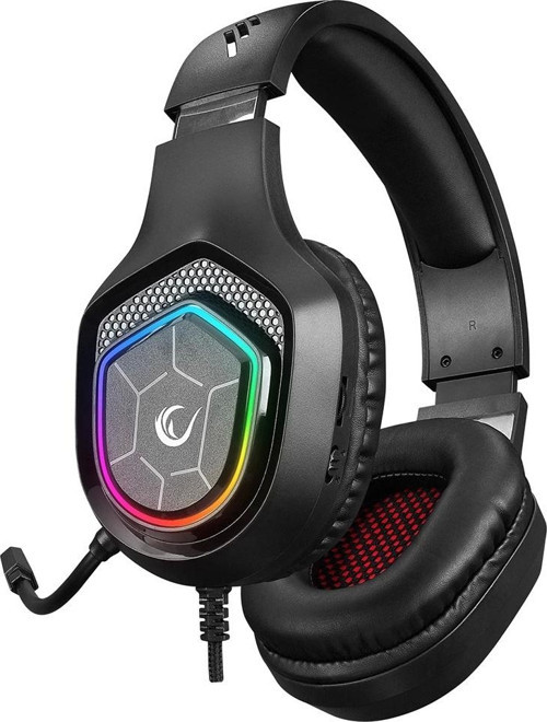 Rampage RM-K90 VECTOR Siyah RGB Led Type-C Gaming Mikrofonlu Oyuncu Kulaklığı 2