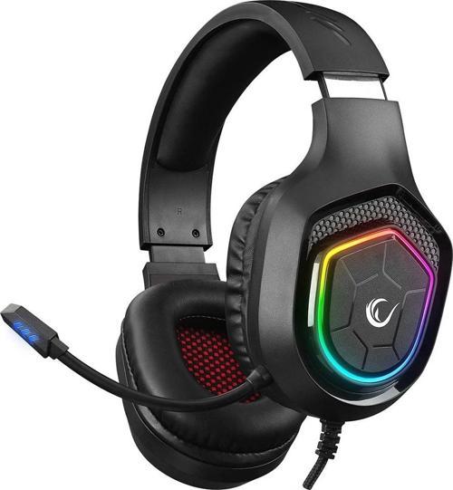 RM-K90 VECTOR Siyah RGB Led Type-C Gaming Mikrofonlu Oyuncu Kulaklığı