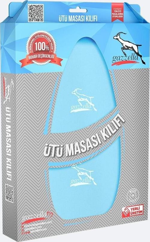 Gazella Ütü Masası Kılıfı Bezi 50 x 135 cm Mavi