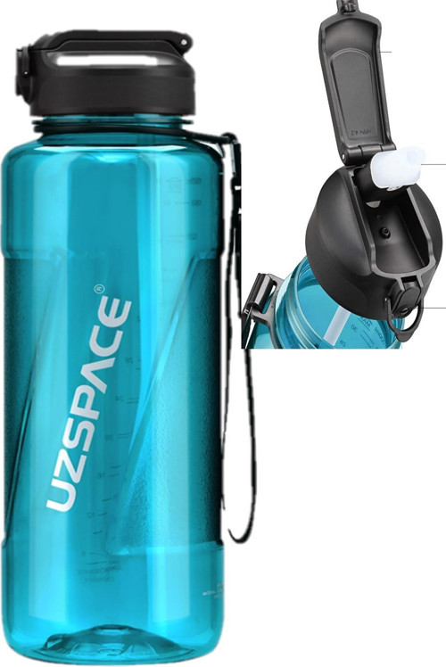 FiftyFifty PİPETLİ MEGA BOY 1500ml Tritan Su Matarası