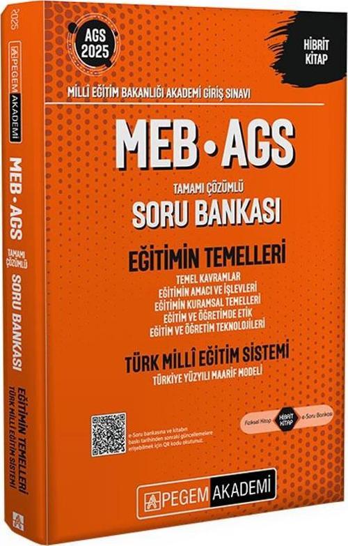 2025 MEB-AGS Soru Bankası Eğitimin Temelleri-Türk Milli Eğitim Sistemi-Temel Kavram-Eğitimin Amacı v