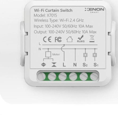 Xenon Smart Tuya Wifi Destekli 10A Akıllı Perde Panjur Modülü
