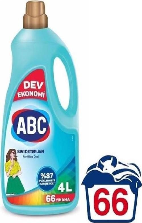 Sıvı Deterjan Renkliler 4000 ml