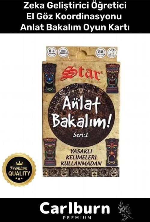 Eğitici Zeka Geliştirici Öğretici Eğlence Aile Parti Gece Anlat Bakalım Mini Oyun Kartları