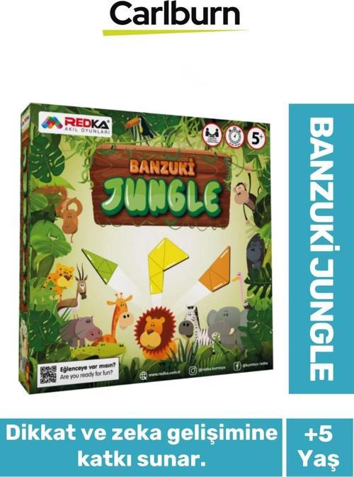 Zeka Geliştirici Oyun Eğitici Öğretici Okuma Yazma El Göz Koordinasyonu Banzuki Jungle
