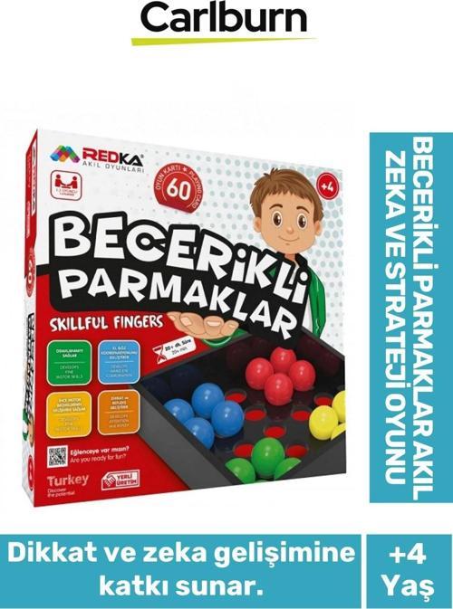 Zeka Geliştirici Oyun Eğitici Öğretici Okuma Yazma Becerikli Parmaklar Akıl Strateji Oyunu