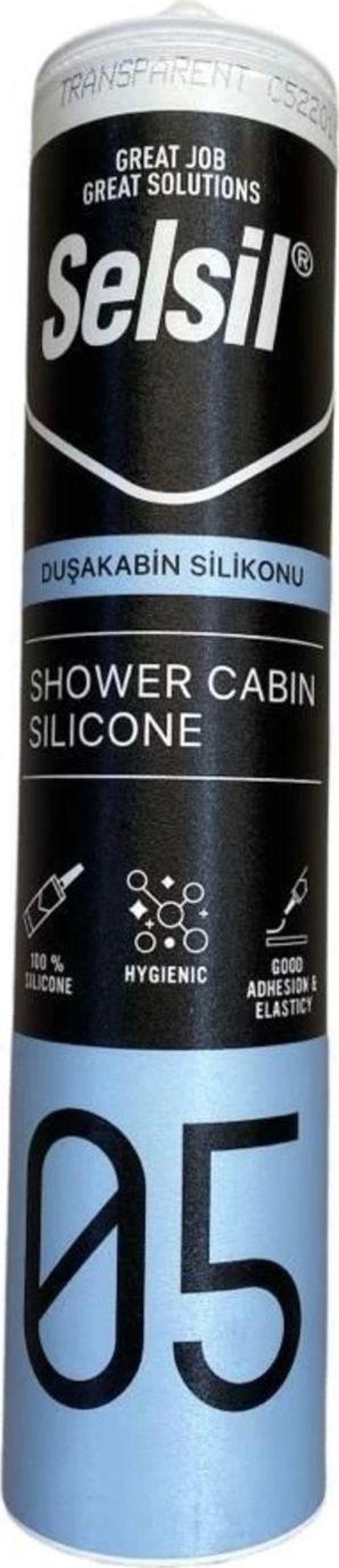 05 Mutfak Duşakabin Silikonu Şeffaf 280 Ml