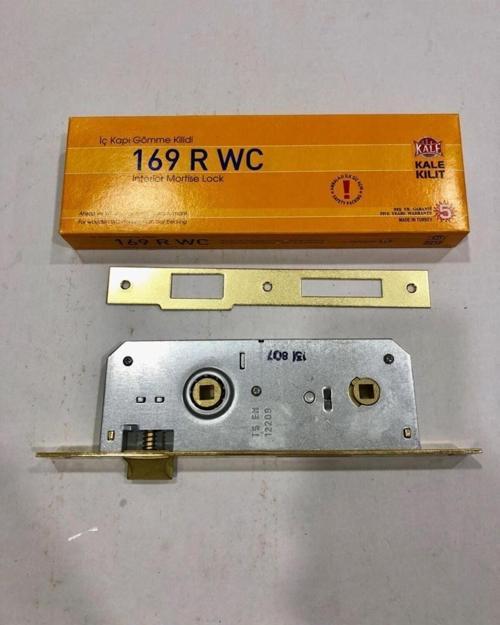 Kale 169R Wc 40 Mm Iç Kapı Gömme Kilidiahşap Banyo Ve Wc Kapı Kilidi Nikel