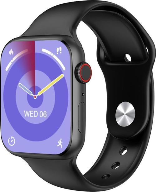 W99 Watch IOS ve Android Uyumlu MActive 2.05 inç Geniş Ekranlı Siyah Akıllı Saat