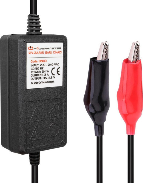 PM-13903 12 Volt - 2 Amper Akü Şarj Cihazı