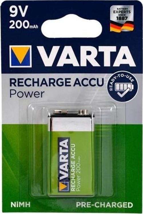 9 Volt 200 mA Şarjlı Pil