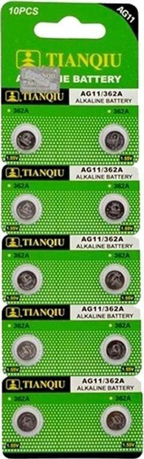 AG-11 Alkalin LR721H/362A Düğme Pil 10'lu Paket