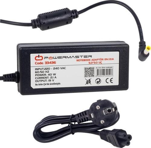PM-33436 19 Volt - 2.1 Amper 5.0*3.0 Mm Uçlu Adaptör (Samsung Notebook)