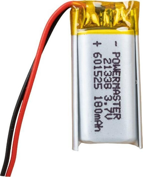 601525 3.7 Volt 180 Mah Lityum Polimer Pil