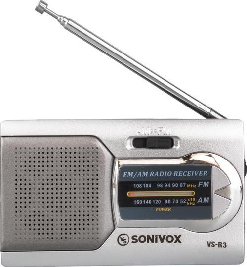 Sonivox VS-R3 Analog Radyo Gümüş Renk