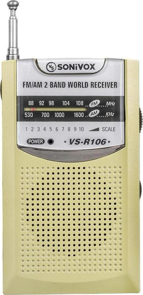 Sonivox VS-R106 Analog Radyo Gold Renk