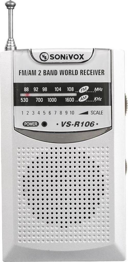 Sonivox VS-R106 Analog Radyo Gümüş Renk