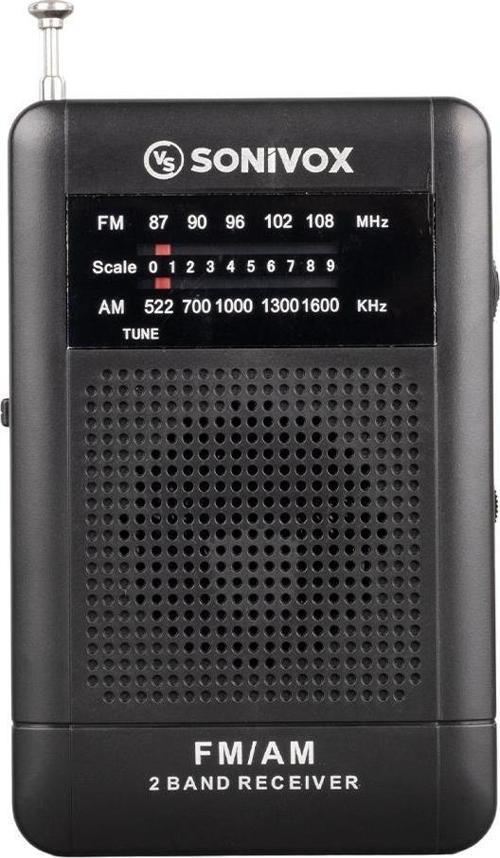 Sonivox VS-R115 Analog Radyo Siyah Renk