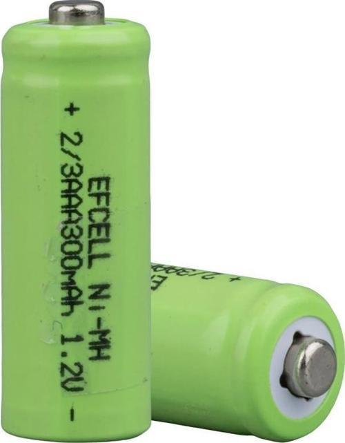 NI-MH 2/3AAA 300 Mah 1.2 Volt Başlıklı Pil
