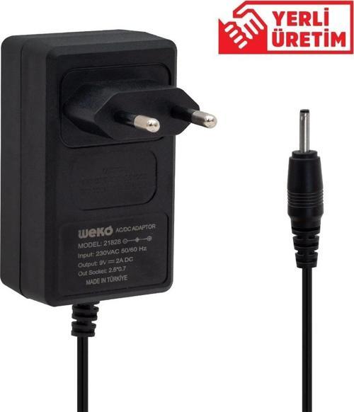 9 Volt 2 Amper İnce Uç Tablet Pc Adaptörü