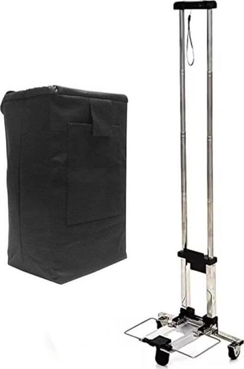 Paslanmaz Çelik Katlanabilir Ve Taşınabilir Mini El Arabası