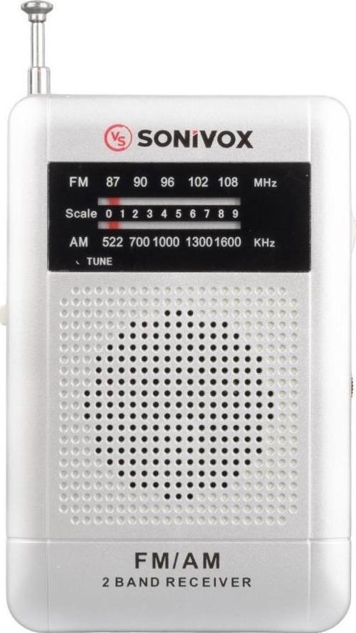 Sonivox VS-R115 Analog Radyo Gümüş Renk