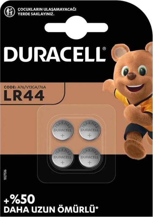 LR44 1.5 Volt Düğme Pil (4'Lü Paket)